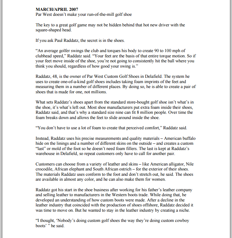 The Golf Wire